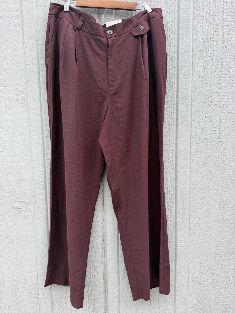 NWT A New Day Wide Leg Pleated Trousers Size: 17